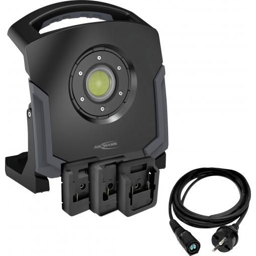 Ansmann 1600-0715 Hybrid Arbeitsleuchte WL60W 18V COB LED, Akumulátorem napájené LED svítidlo zářič Energetická třída (EEK2021): E (A - G) 60 W