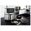 Gastronoma 18290010 horkovzdušná fritéza 8 l 1 800 W recirkulační funkce, ochrana proti přehřátí stříbrná, černá