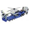 Majorette Volvo Dron + Airbus policejní helikoptéra hotový model Model zásahového vozidla