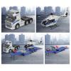 Majorette Volvo Dron + Airbus policejní helikoptéra hotový model Model zásahového vozidla