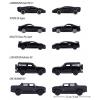 Majorette Bugatti, Lamborghini, Toyota, Land Rover Black Edition 5 Pieces Giftpack hotový model Model osobního automobilu