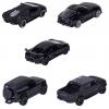 Majorette Bugatti, Lamborghini, Toyota, Land Rover Black Edition 5 Pieces Giftpack hotový model Model osobního automobilu