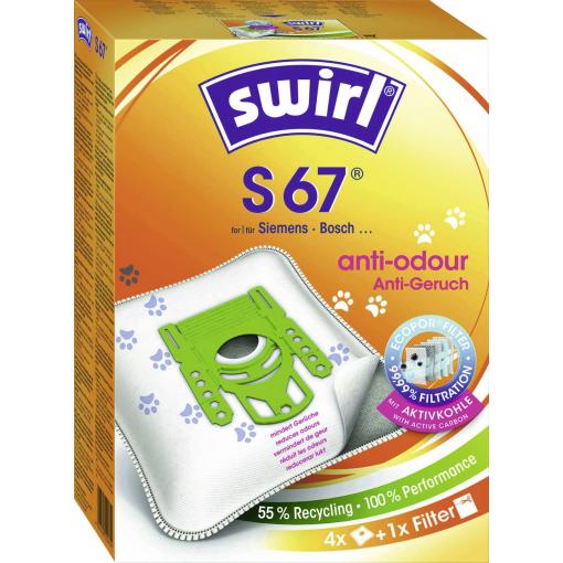 Swirl S 67 EcoPor Anti Odour sáčky do vysavače 4 ks