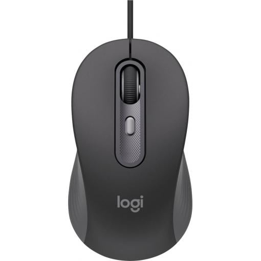 Logitech 910-007511 optická myš, přenos kabelový, 4 tlačítko, 4000 dpi, grafit