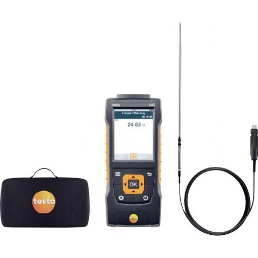 testo 0563 4412 Testo 440 Delta P Set 2 anemometr, měří tlak, tlak vzduchu, teplota, 0 - 2 hPa
