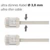 Maxtrack TI54-0,5L RJ45 síťové kabely, propojovací kabely CAT 8.1 U/FTP 0.5 m flexibilní provedení 1 ks