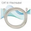Maxtrack TI54-0,5L RJ45 síťové kabely, propojovací kabely CAT 8.1 U/FTP 0.5 m flexibilní provedení 1 ks