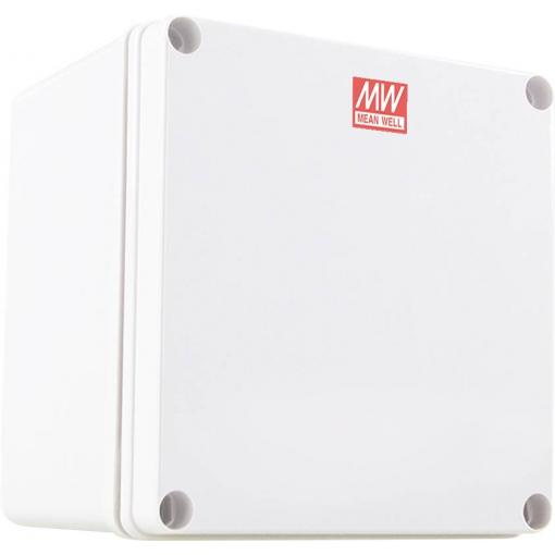 MEAN WELL pouzdro, Průmyslová skříň, Venkovní kryt 200 x 200 x 130 PC, polykarbonát, plast šedá 1 ks