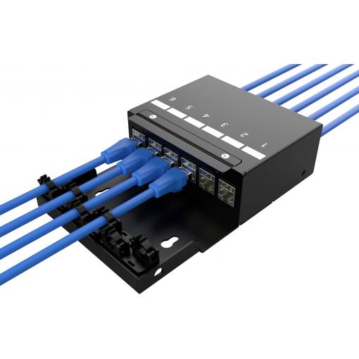 Digitus DN-93708-6 nosič modulů RJ45 Keystone nevybavený specifikací 1 ks