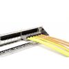 Digitus DN-91411-G 24 portů patch panel 483 mm (19) 1 U ocelová, pozinkovaná, černá, černá (RAL 9005), kov neosazený