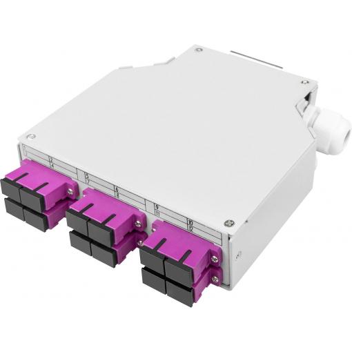 Digitus DN-963850-4 adaptér pro optické kabely růžová, černá, šedá 1 ks