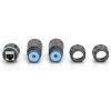 Digitus DN-93905-OD, RJ45 konektor, zásuvka, pouzdro RJ45, kryt konektoru RJ45, černá, černomodrá, 1 ks