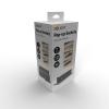 Solight USB výsuvný blok zásuvek, 3 zásuvky, nerez + plast, délka 1,9m, 3 x 1mm2, stříbrný - PP126