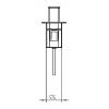 Solight USB výsuvný blok zásuvek, 3 zásuvky, nerez + plast, délka 1,9m, 3 x 1mm2, stříbrný - PP126