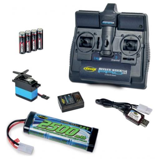 Carson Modellsport UK REFLEX STICK PRO 3.1 Ruční dálkové ovládání 2,4 GHz Kanálů: 2