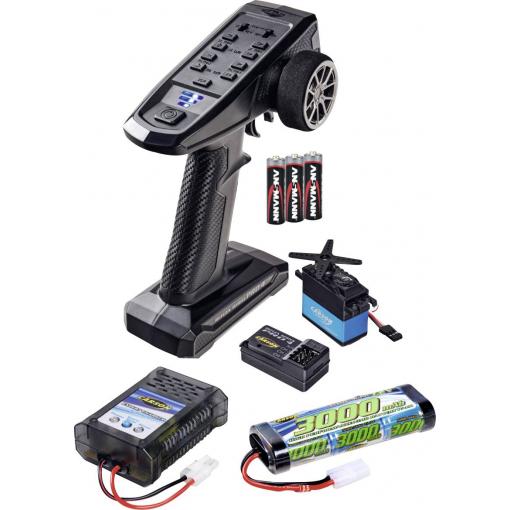 Carson Modellsport FS 3K Reflex Wheel Pro 4 Sada pistolového dálkového ovládání pro začátečníky 2,4 GHz Kanálů: 3