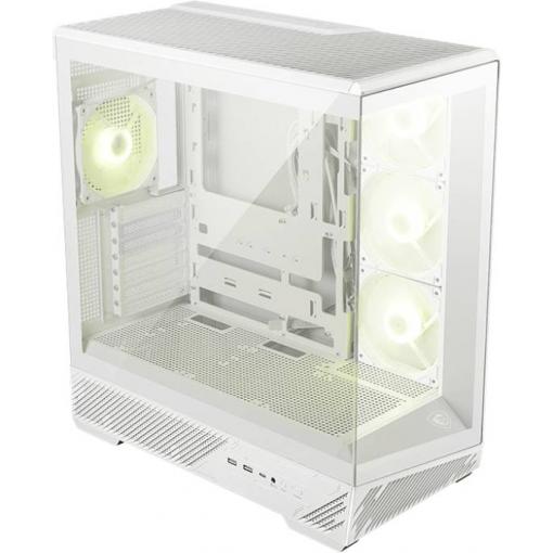 MSI MAG PANO 130R PZ midi tower PC skříň bílá boční okno