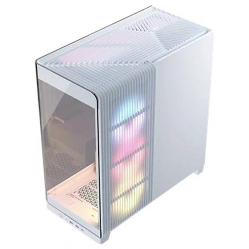 Corsair FRAME 4500X LX RGB midi tower PC skříň bílá boční okno, prachový filtr
