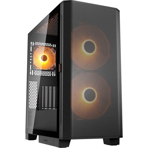 Cougar Airface FLO midi tower PC skříň, herní pouzdro černá