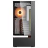 Cougar CFV235 midi tower PC skříň černá 3 předinstalované ventilátory, integrované osvětlení, boční okno, prachový filtr