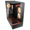 Cougar CFV235 midi tower PC skříň černá 3 předinstalované ventilátory, integrované osvětlení, boční okno, prachový filtr