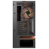 Cougar CFV235 midi tower PC skříň černá 3 předinstalované ventilátory, integrované osvětlení, boční okno, prachový filtr