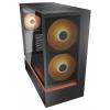 Cougar CFV235 midi tower PC skříň černá 3 předinstalované ventilátory, integrované osvětlení, boční okno, prachový filtr