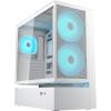 Cougar CFV235 midi tower PC skříň bílá 3 předinstalované ventilátory, integrované osvětlení, boční okno, prachový filtr