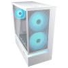 Cougar CFV235 midi tower PC skříň bílá 3 předinstalované ventilátory, integrované osvětlení, boční okno, prachový filtr