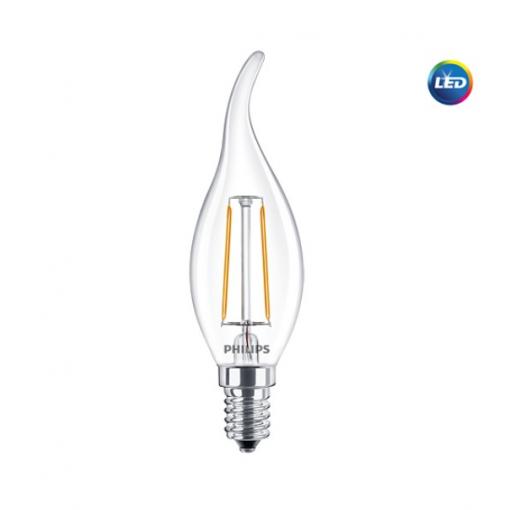 LED žárovka Philips FILAMENT Classic E14 2W 2700K 230V BA35 CL   P574096