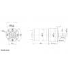 TRU COMPONENTS stejnosměrný elektromotor převodový TC-NPG1206006, TC-13609492, 12 V/DC, 1.0 A, 0.034 Nm, 1043 ot./min, hriadeľ 6 mm, 1 ks