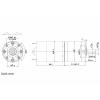 TRU COMPONENTS stejnosměrný elektromotor převodový TC-NPG242018, TC-13609520, 24 V/DC, 2.8 A, 0.18 Nm, 1290 ot./min, hriadeľ 8 mm, 1 ks