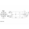 TRU COMPONENTS stejnosměrný elektromotor převodový TC-NPG242048BL, TC-13609532, 24 V/DC, 2.5 A, 0.65 Nm, 470 ot./min, hriadeľ 8 mm, 1 ks