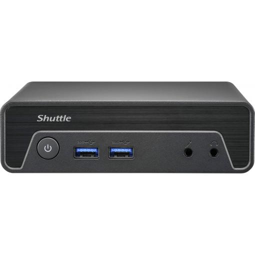 Shuttle mini PC (HTPC) XPC nano NE1010BA 2.5 cm (1 palec) Intel® N N100 3.4 GHz 8 GB RAM 128 GB SSD Intel UHD Graphics Win 11 Pro NE1010BA