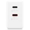 Lenovo G0A6065WEU USB nabíječka, GaN, 2x USB-C®, 45 W, 18 W, bílá