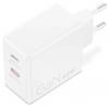 Lenovo G0A6065WEU USB nabíječka, GaN, 2x USB-C®, 45 W, 18 W, bílá