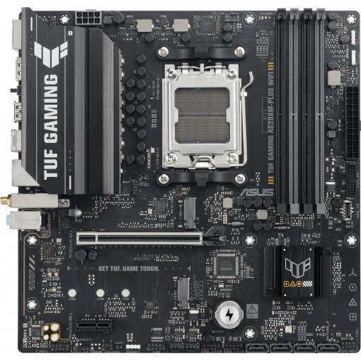 Asus TUF A620AM-PLUS WIFI Základní deska Socket (PC) AMD AM5 Tvarový faktor Micro-ATX Čipová sada základní desky AMD® A620A