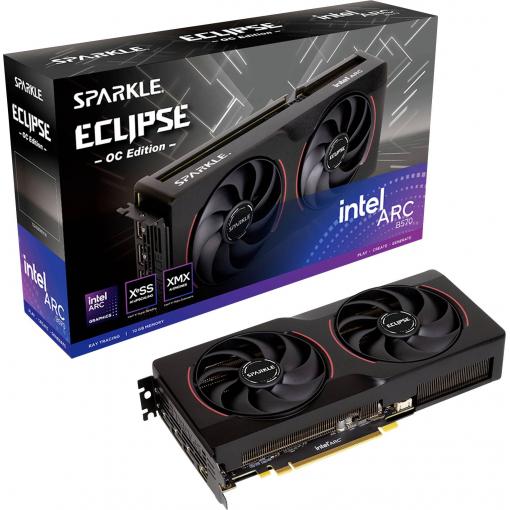 Sparkle grafická karta Intel Arc™ B570 SPARKLE Intel® Arc™ B570 Eclipse OC 10 GB GDDR6 VRAM PCIe x8 HDMI® 2.1, DisplayPort Sopka