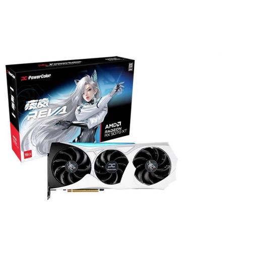 Powercolor grafická karta AMD Radeon RX 9070XT AMD Radeon™ RX 9070 XT Hellhound Reva 16 GB GDDR6 VRAM PCIe x16 HDMI™, DisplayPort AMD FreeSync