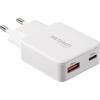 VOLTCRAFT UC-1C1A45W01 USB nabíječka 45 W 1x USB A , 1x USB-C® Rychlé nabíjení, Power Delivery 3.0 bílá GaN