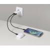 VOLTCRAFT UC-1C1A45W01 USB nabíječka 45 W 1x USB A , 1x USB-C® Rychlé nabíjení, Power Delivery 3.0 bílá GaN