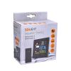 Solight meteostanice, barevný LCD, teplota, vlhkost,RCC, černá - TE80