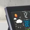 Solight meteostanice, barevný LCD, teplota, vlhkost,RCC, černá - TE80