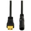 DC zásuvka 2,5/5,5 mm pro XT60 kabel, 0,5 m TC-13619300 černá TRU COMPONENTS Množství: 1 ks