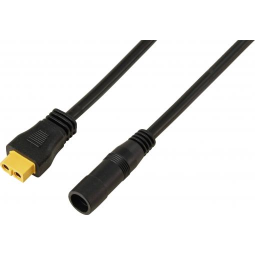 DC zásuvka 2,5/5,5 mm pro XT60 kabel, 0,5 m TC-13619300 černá TRU COMPONENTS Množství: 1 ks