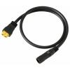 DC zásuvka 2,1/5,5 mm pro XT60 kabel, 0,5 m TC-13619292 černá TRU COMPONENTS Množství: 1 ks