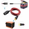 Autozásuvka pro XT60 kabel, 2 m TC-13619284 černá, červená TRU COMPONENTS Množství: 1 ks