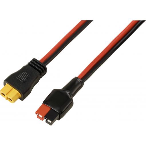 30 a přípojka baterie na XT60 kabel, 0,5 m TC-13619312 černá, červená TRU COMPONENTS Množství: 1 ks