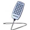 USB lampička modrá h_t631b, 28× LED, 1,5 W