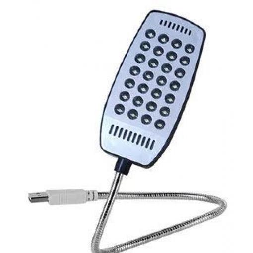 USB lampička modrá h_t631b, 28× LED, 1,5 W